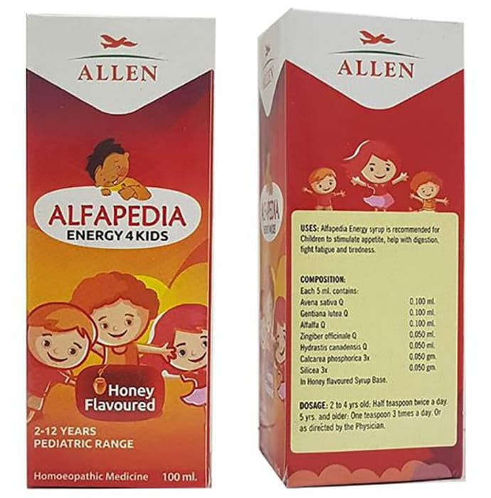 Allen Alfapedia Energy 4 Kids Syrup