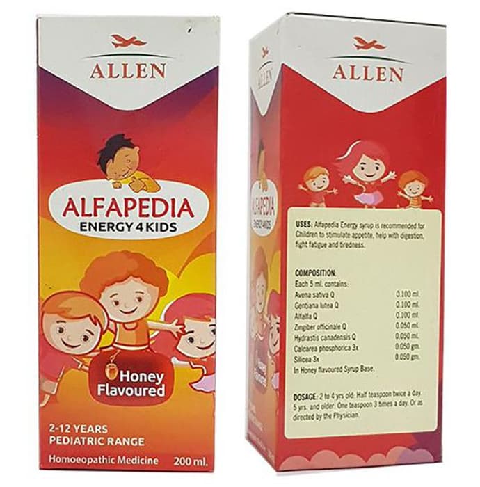 Allen Alfapedia Energy 4 Kids Syrup