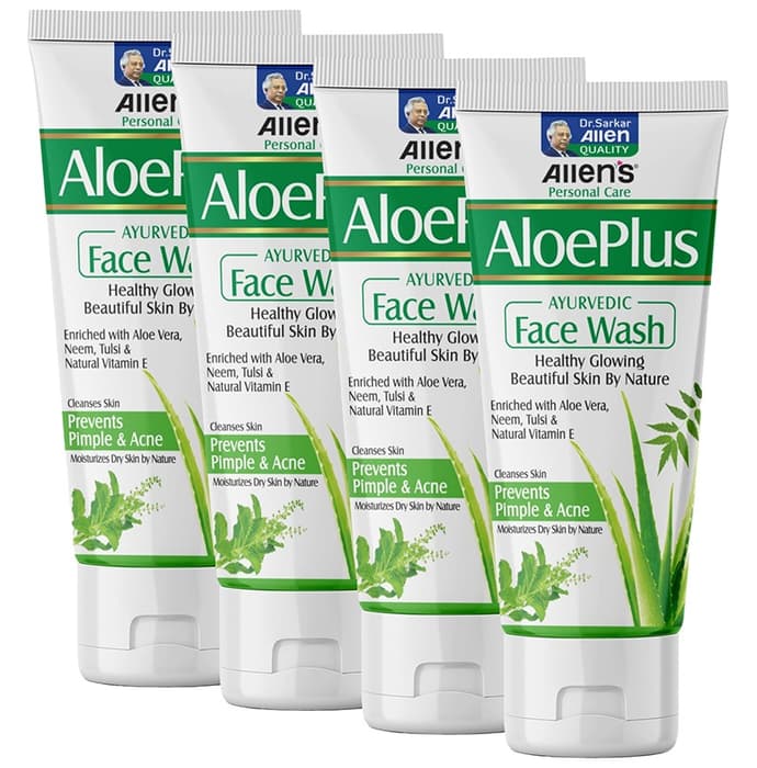 Allen Laboratories Aloe Plus Face Wash (100ml Each)