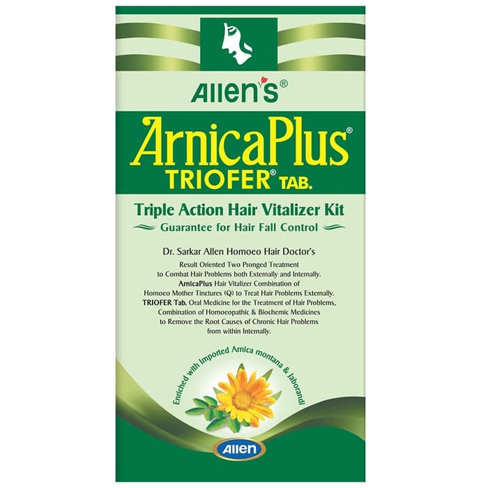 Allen Laboratories Arnica Plus (Hair Vitalizer 100 Ml+ Triofer 50 Tablets) Kit