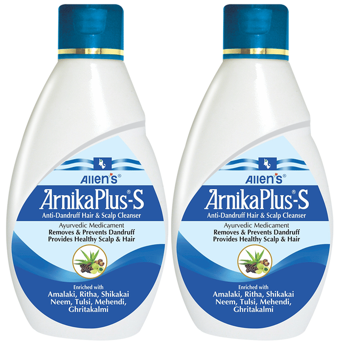 Allen Laboratories Arnika Plus-S Anti Dandruff Shampoo (100 ml Each)