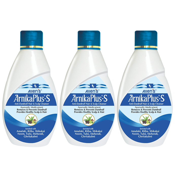 Allen Laboratories Arnika Plus-S Anti Dandruff Shampoo (100 ml Each)