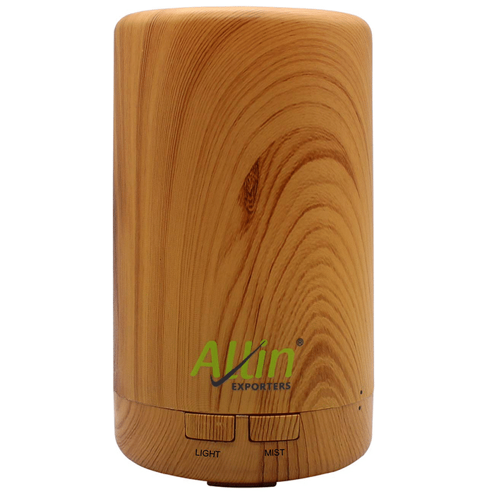 Allin Exporters DT 108LW Aromatherapy Diffuser & Ultrasonic Humidifier (70ml Tank) Light Wood