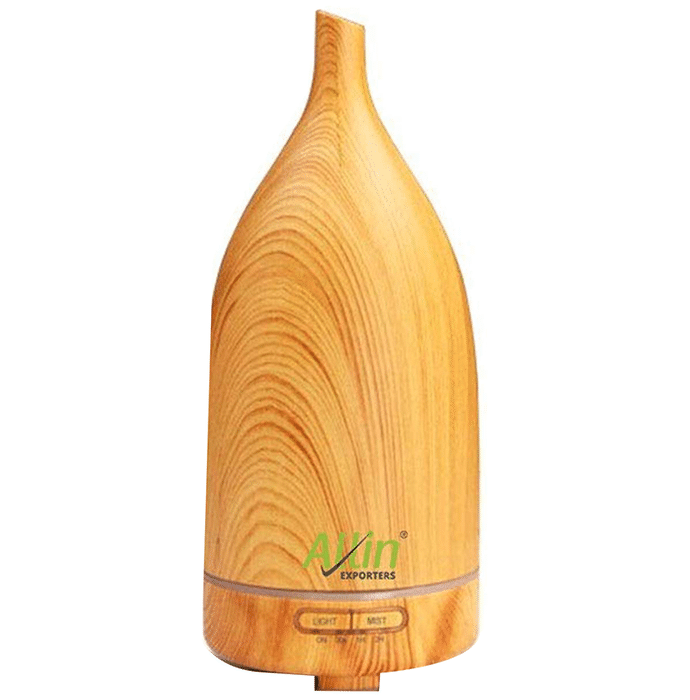 Allin Exporters DT 203LW Aromatherapy Diffuser & Ultrasonic Humidifier (100ml Tank) Light Wood