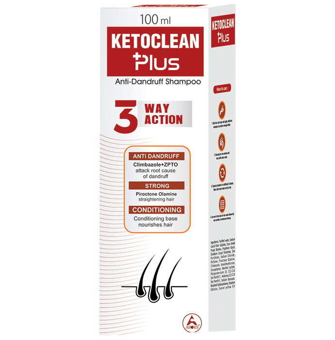 Alloes Anti-Dandruff Ketoclean Plus Shampoo with Climbazole & ZPTO