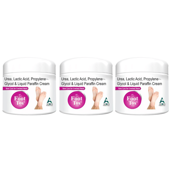 Alloes Foot Tos Cracked Heel Cream (50gm Each)