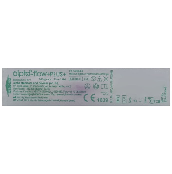 Alpha Flow IV Cannula 26G