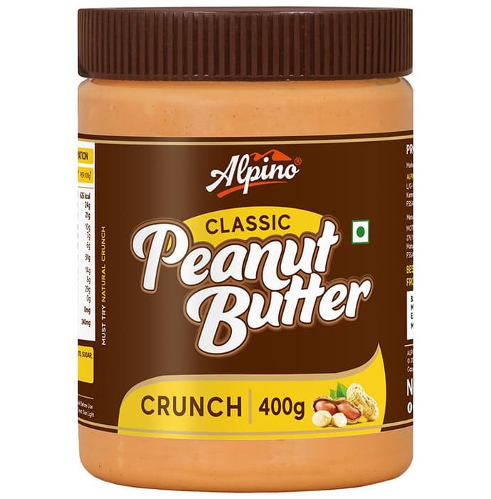 Alpino Classic Crunch Peanut Butter (400gm Each)