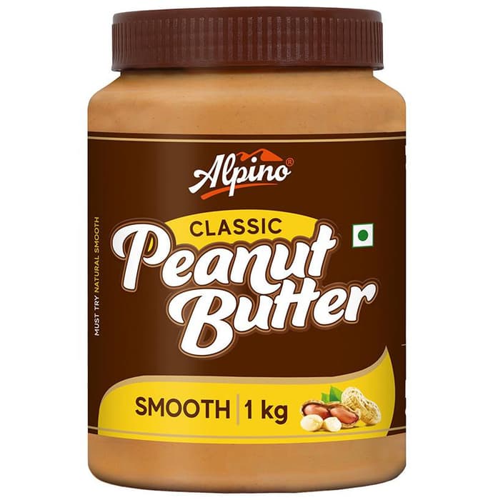 Alpino Classic Smooth Peanut Butter (1kg Each)