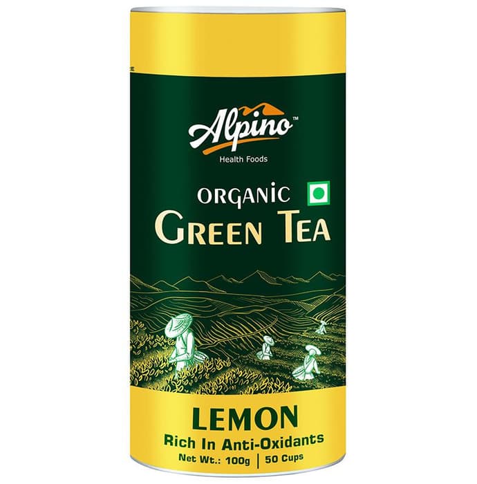 Alpino Organic Green Tea (100gm Each) Lemon