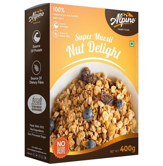 Alpino Super Muesli (400gm Each) Nut Delight