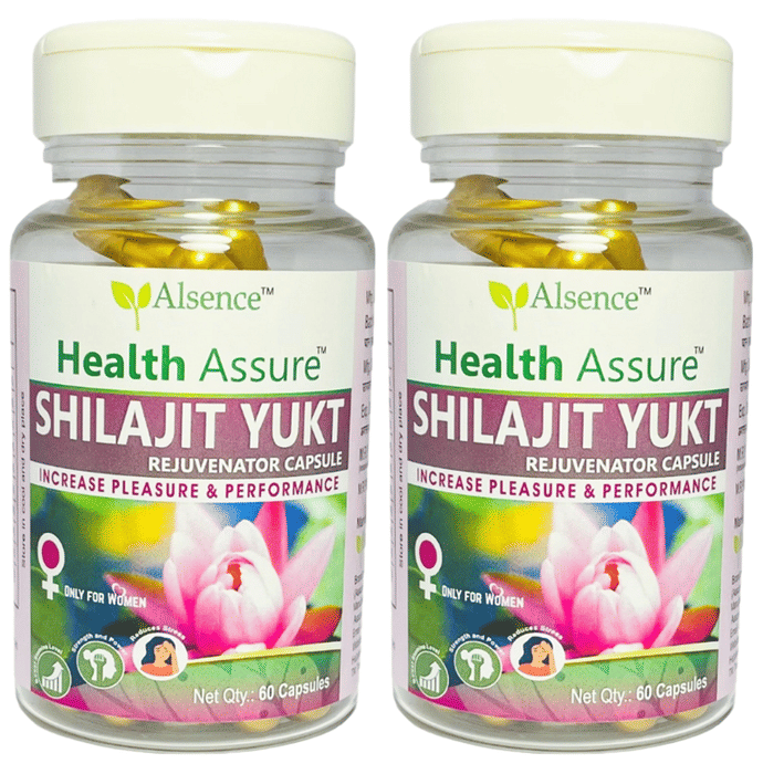 Alsence Health Assure Shilajit Yukt Rejuvenator Capsules For Women (60 Each)