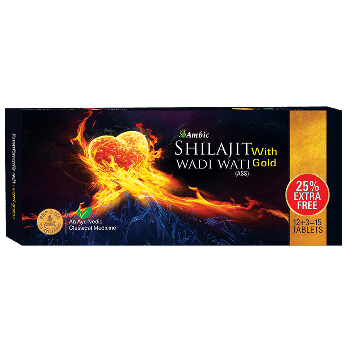 Ambic Shilajit Wadi Wati with Gold (ASS)