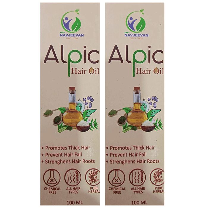 Amrit Navjeevan Alpic Hair Oil (100ml Each)