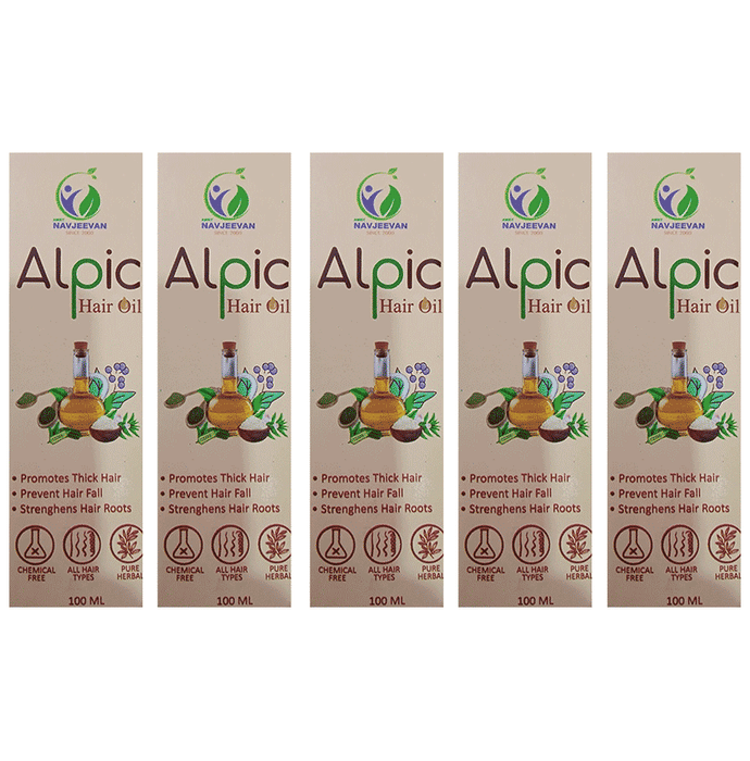 Amrit Navjeevan Alpic Hair Oil (100ml Each)
