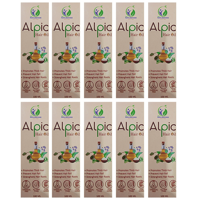 Amrit Navjeevan Alpic Hair Oil (100ml Each)