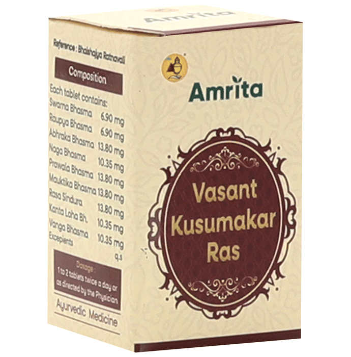 Amrita Vasant Kusumakar Ras Tablet
