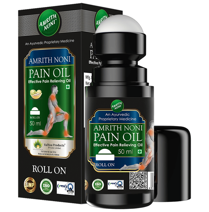 Amrith Noni Pain Relief Oil | For Joint & Muscle Pain Relief
