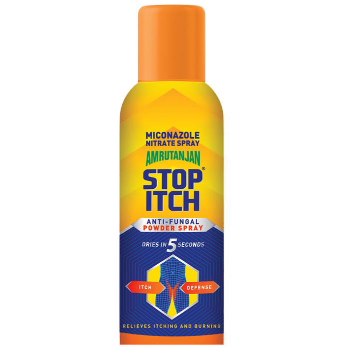Amrutanjan Stop Itch Anti-Fungal Powder Spray