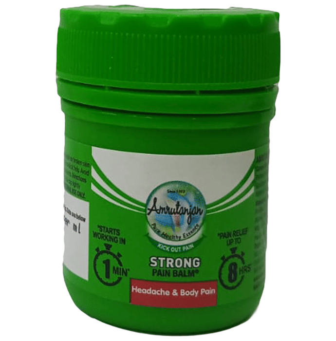 Amrutanjan Strong Pain Balm for Headache & Body Pain