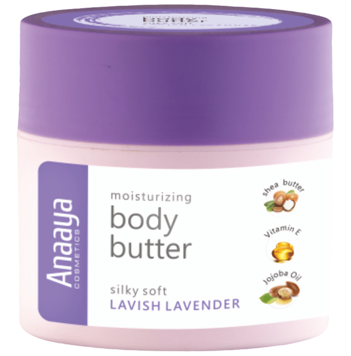 Anaaya Cosmetics Moisturising Body Butter Lavish Lavender