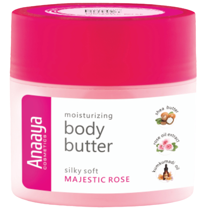 Anaaya Cosmetics Moisturising Body Butter Majestic Rose