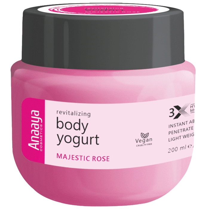 Anaaya Cosmetics Revitalizing Body Yogurt Majestic Rose