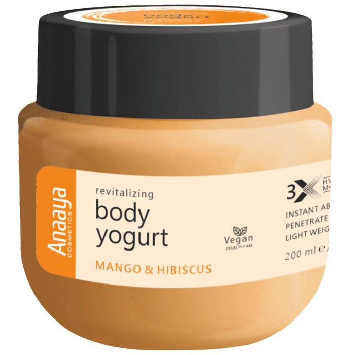 Anaaya Cosmetics Revitalizing Body Yogurt Mango & Hibiscus
