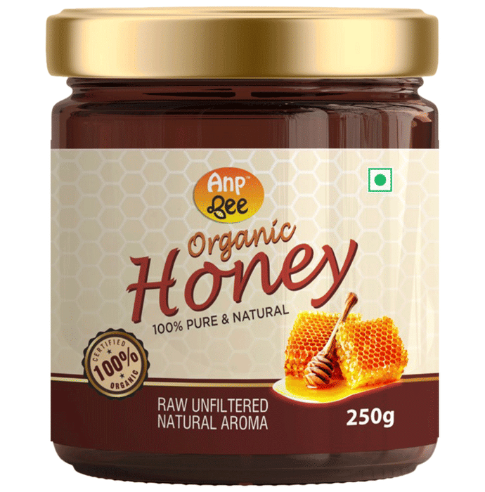 Anp Bee Organic Honey (250gm Each) Raw Unfiltered
