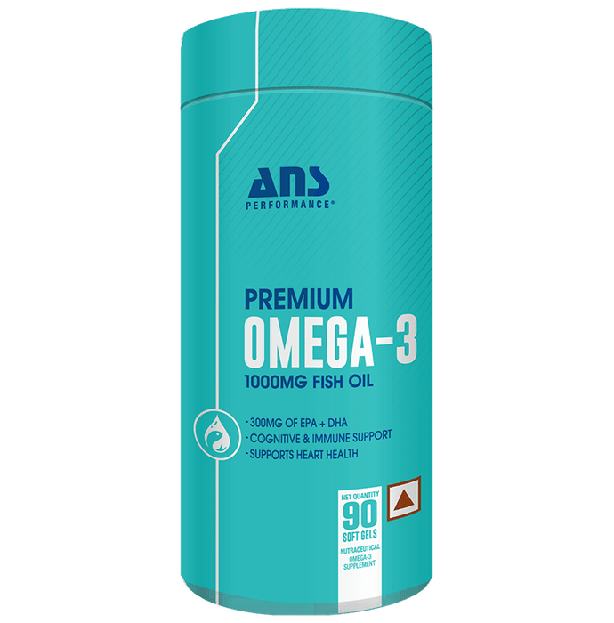 ANS Performance Premium Omega 3 1000mg Fish Oil Softgel