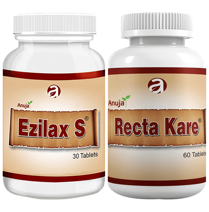 Anuja Combo Pack of Ezilax S Tablet 30 & Recta Kare Tablet 60