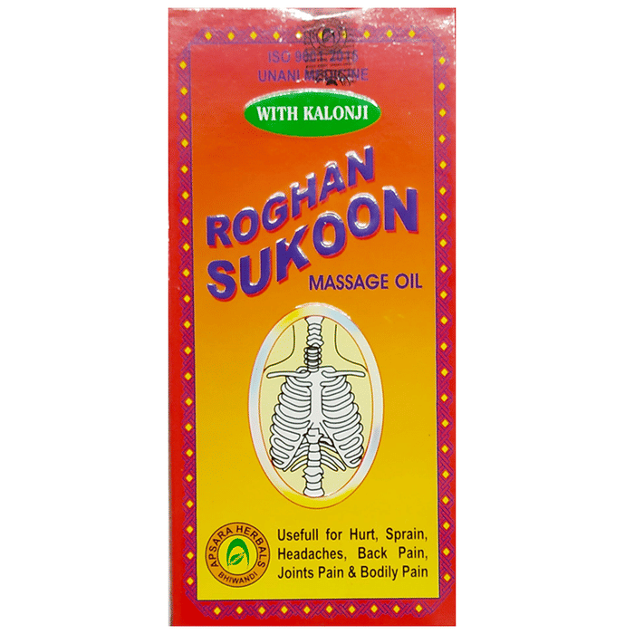 Apsara Roghan Sukoon Massage Oil | Helps Relieve Sprain, Headaches, Back Pain, Joint Pain & Body Pain