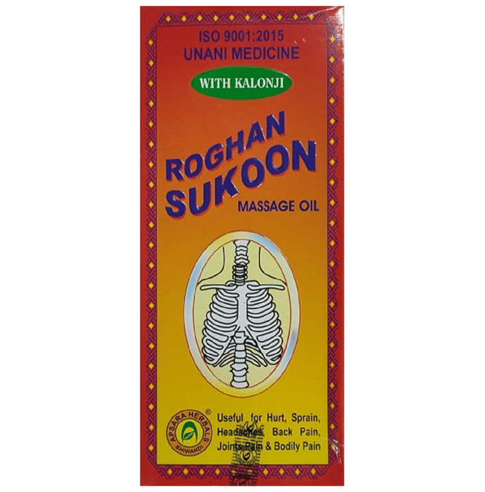Apsara Roghan Sukoon Massage Oil | Helps Relieve Sprain, Headaches, Back Pain, Joint Pain & Body Pain