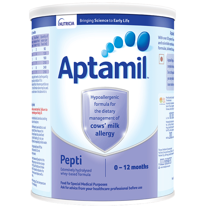 Aptamil Pepti Extensively Hydrolysed Whey-Based Formula (0-12 Months)
