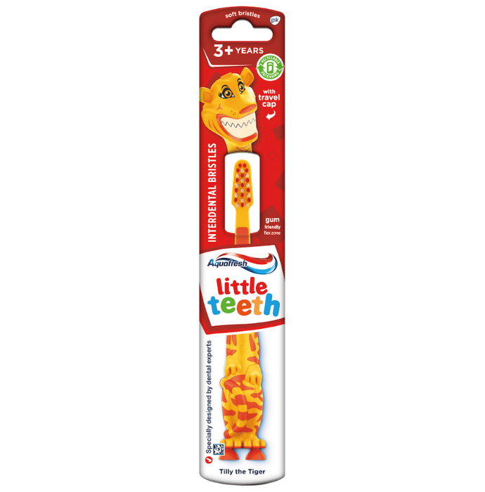 Aquafresh 3+Years Little Teeth Toothbrush Tiger