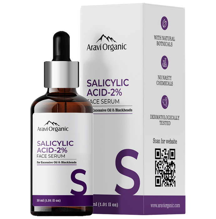 Aravi Organic Salicylic Acid 2% Face Serum