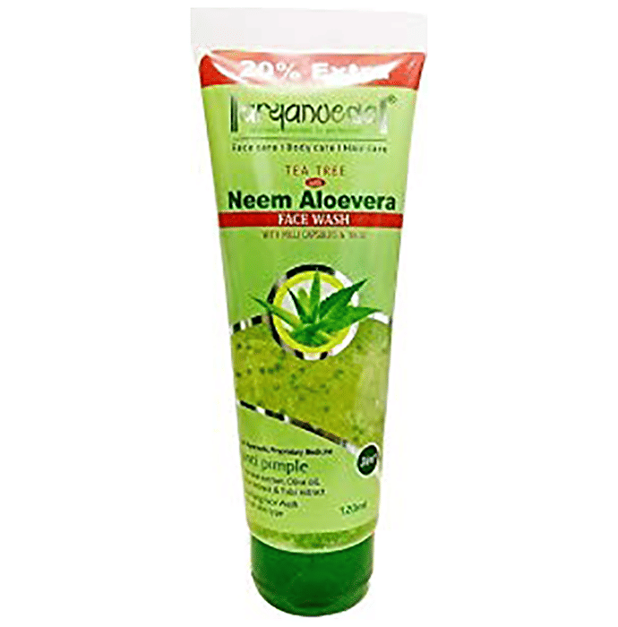 Aryanveda Tea Tree with Neem Aloevera Face Wash (120ml Each)