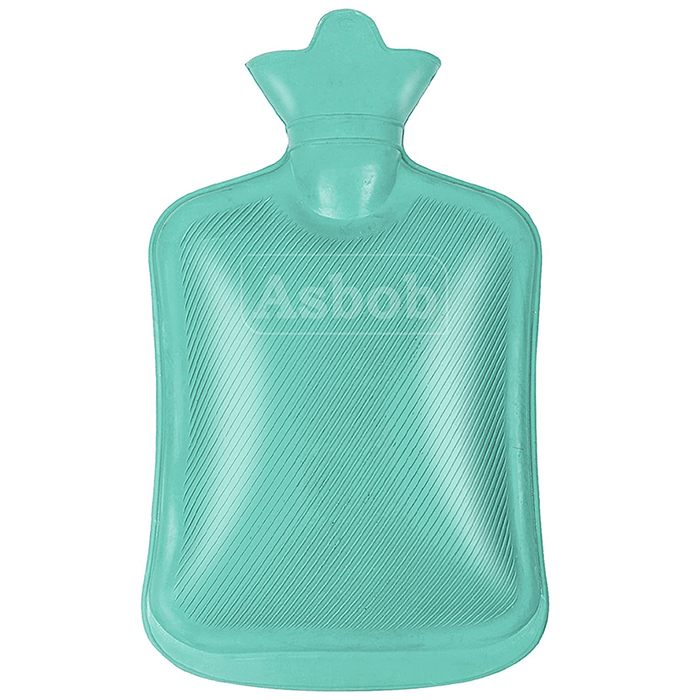 Asbob Healthcare Healthcare Hot Water Bottle, Hot Water Bag for Pain Relief and Cramps Green