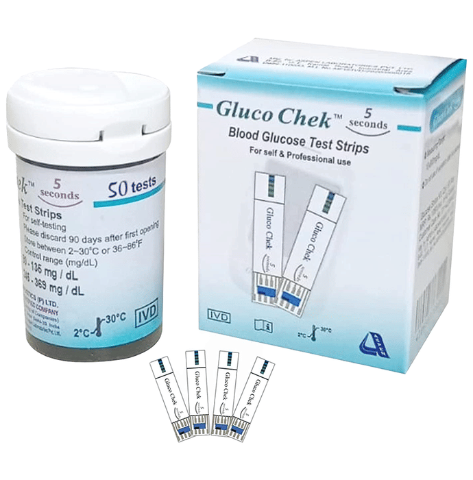Aspen Gluco Chek 5 Seconds Blood Glucose Test Strip