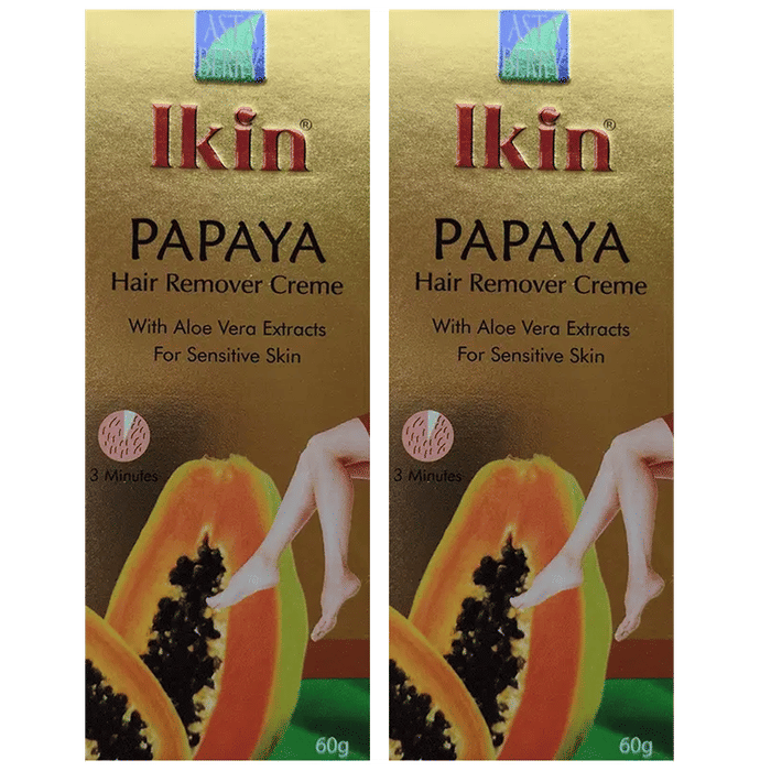 Astaberry Ikin Papaya Hair Removal Cream (60gm Each)