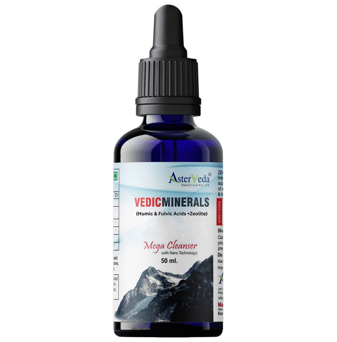 Asterveda Vedic Minerals with Humic & Fulvic Acids + Zeolite | Mega Cleanser with Nano Technology