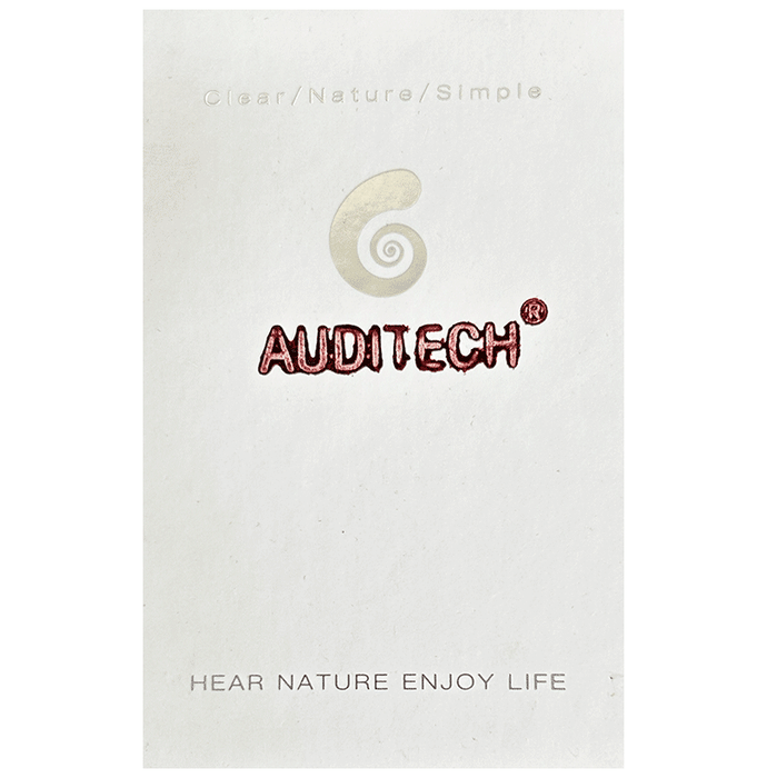 Auditech CIC for Right Ear Invisible Mini in the Ear Hearing Aid Beige