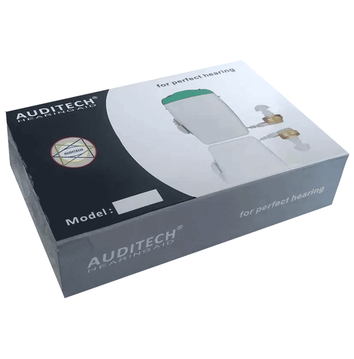 Auditech Superior Quality Pocket Model Hearing Aid Black