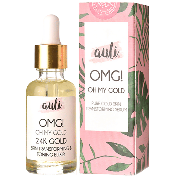 Auli Oh My God 24k Gold Pure Gold Skin Transforming Serum