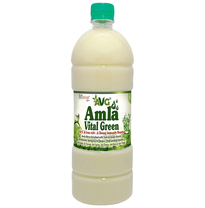 AVG Amla Vital Green with Vitamin C & Iron | Helps Build Immunity