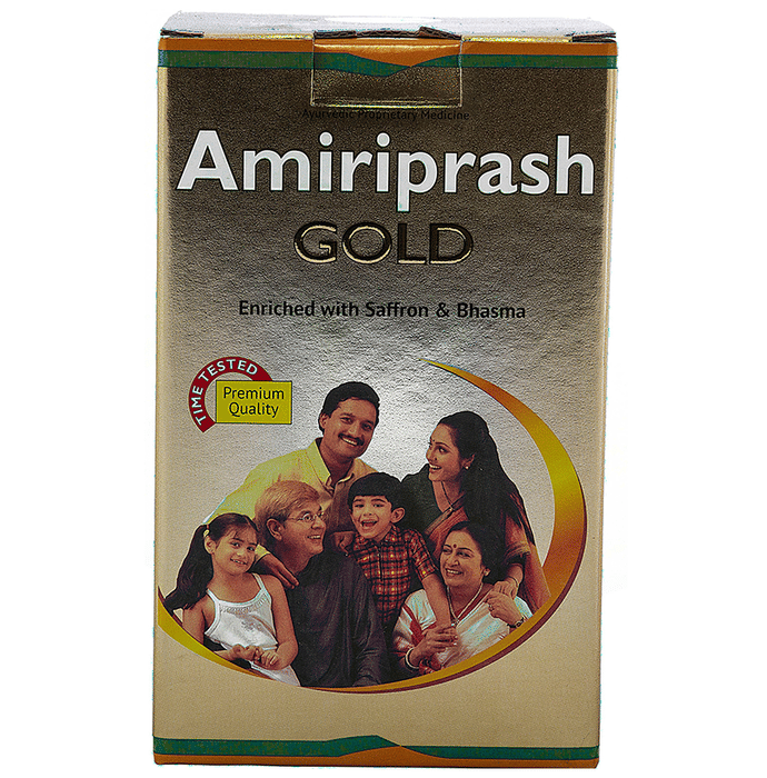 Ayukalp Amiriprash Gold Enriched with Saffron & Bhasma