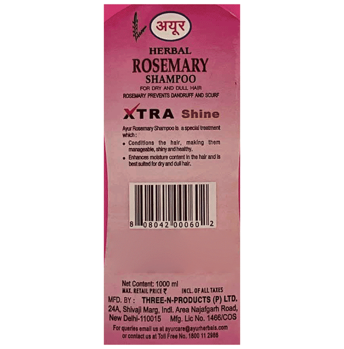 Ayur Herbal Shampoo(1000ml) Rosemary