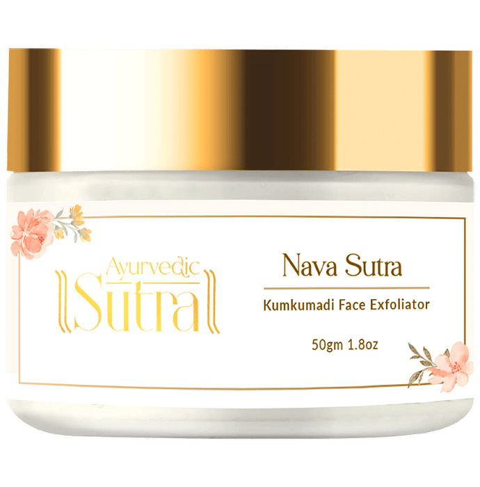 Ayurvedic Sutra Kumkumadi Face Exfoliator |Gently Exfoliates, Evens Tone, Buffs Away Impurities |