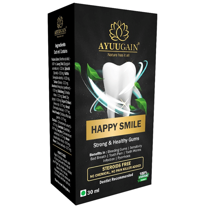 Ayuugain Happy Smile Strong and Healthy Gums(30ml Each)