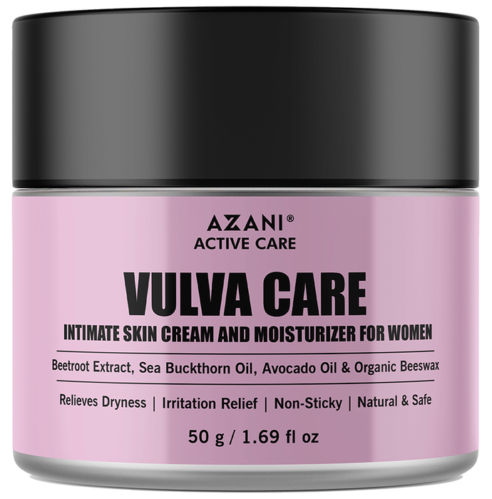 Azani Active Care Vulva Care Intimate Skin Cream and Moisturizer for Women